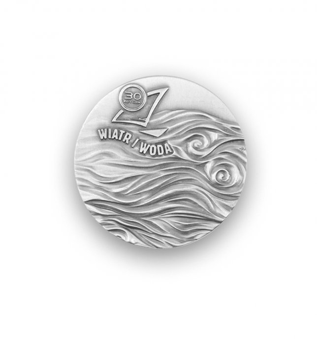 Wiatr i woda - medal 3D [awers]