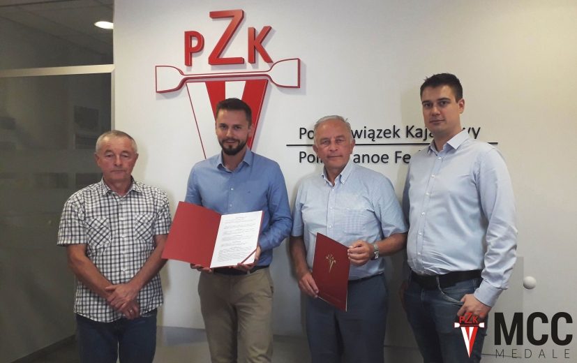 Firma MCC Medale nawiązała współpracę z Polskim Związkiem Kajakowym.