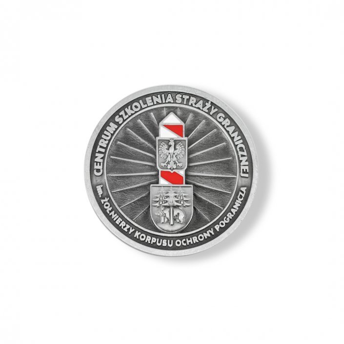 Centrum Szkolenia Straży Granicznej - medal 3D wyprodukowany przez MCC Medale