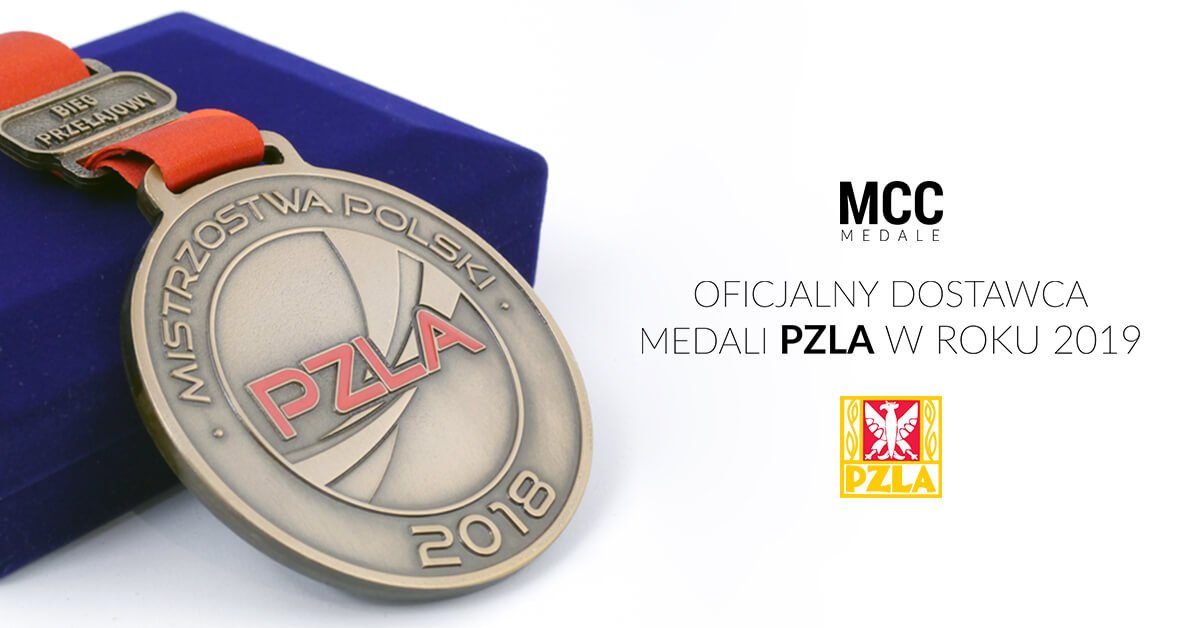 MCC Medale - oficjalny dostawca medali PZLA w sezonie 2019
