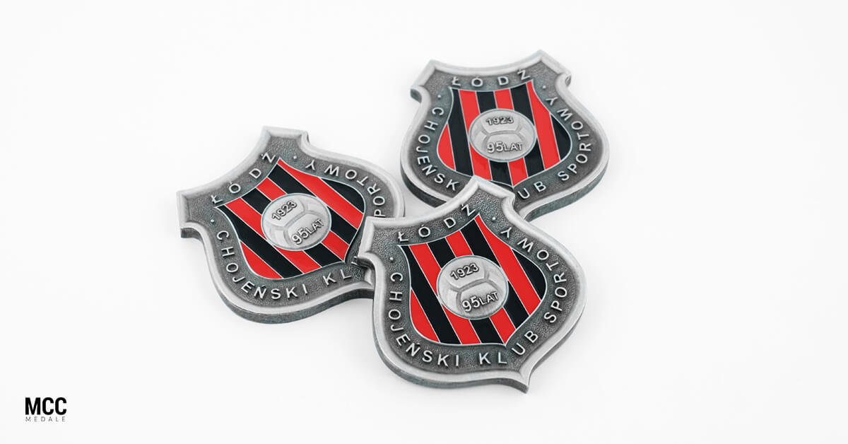 Chojeński Klub Sportowy - medale na 95-lecie klubu