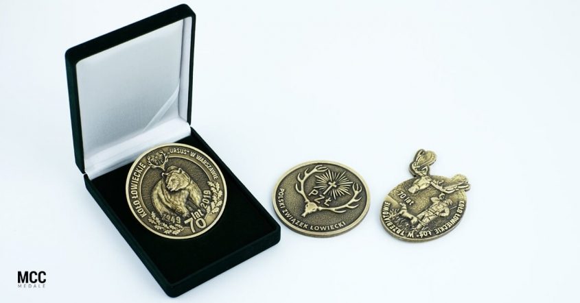 Medale dla kół łowieckich - przykładowe realizacje