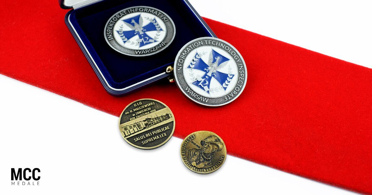 Monety okolicznościowe na zamówienie wykonane przez MCC Medale