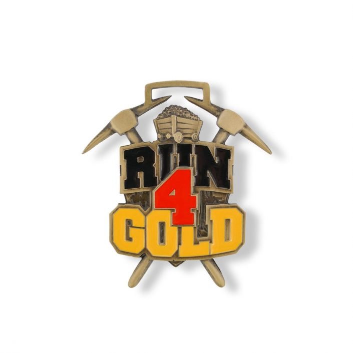 Medale biegowe na zamówienie RUN 4 gold producent MCC MEDALE