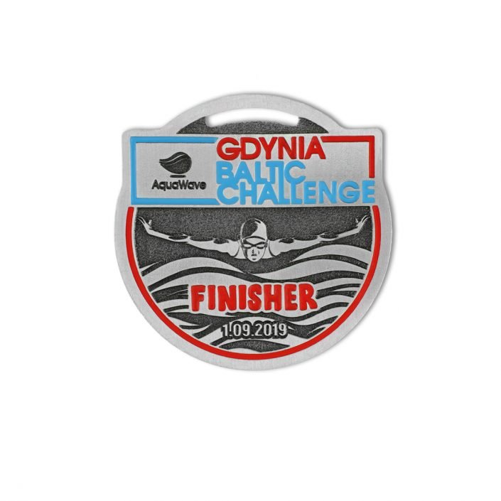 Medale sportowe na zamówienie, Gdynia Baltic Challenge, 2019, od producenta medali MCC Medale