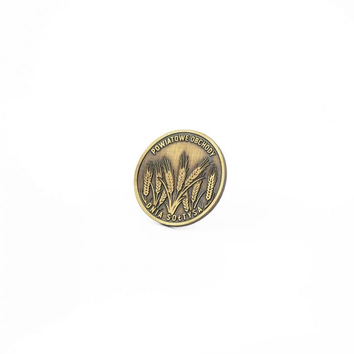 Moneta okolicznościowa, wyprodukowana przez MCC Medale - Dzień Sołtysa