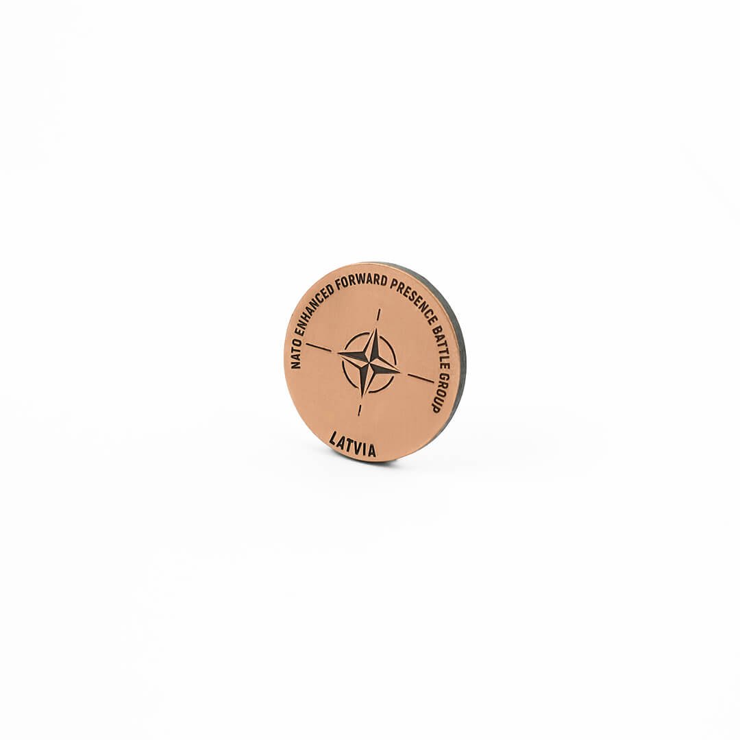 Monety pamiątkowe od producenta, wyrób monet MCC Medale, moneta NATO coin