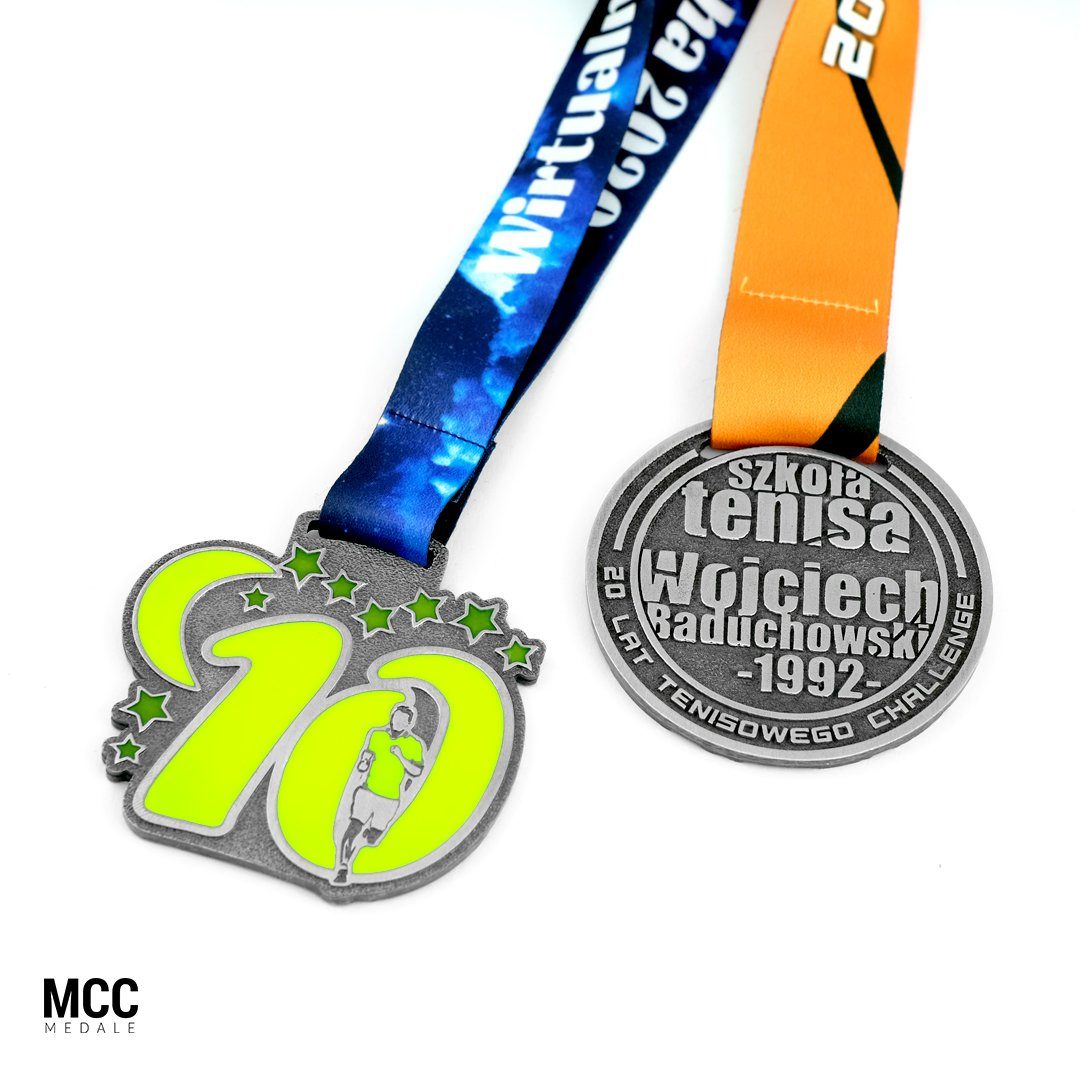 Przykłady medali sportowych MCC Medale