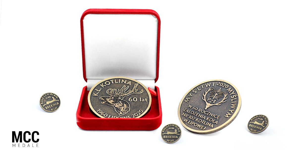 Medale myśliwskie - cenne pamiątki dla myśliwych. Producent MCC Medale