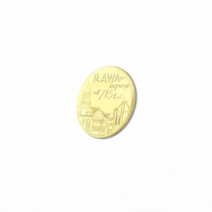 Moneta okolicznościowa wykonana na zamówienie dla miasta Iławy