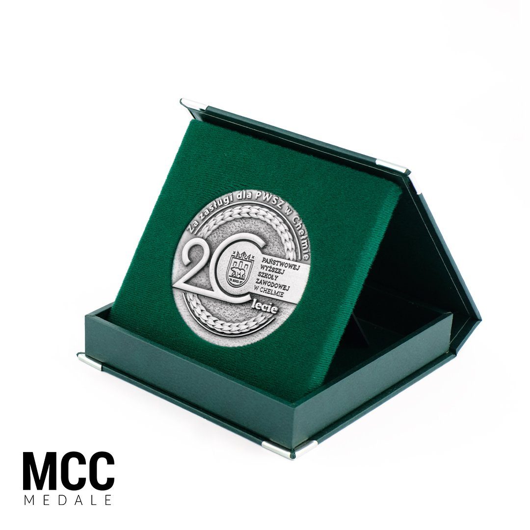 Medal na 20-lecie - produkcja MCC Medale