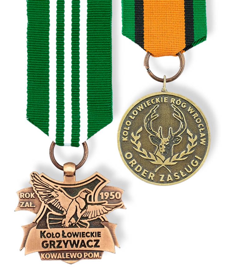 Dwa medale dla myśliwych od MCC Medale