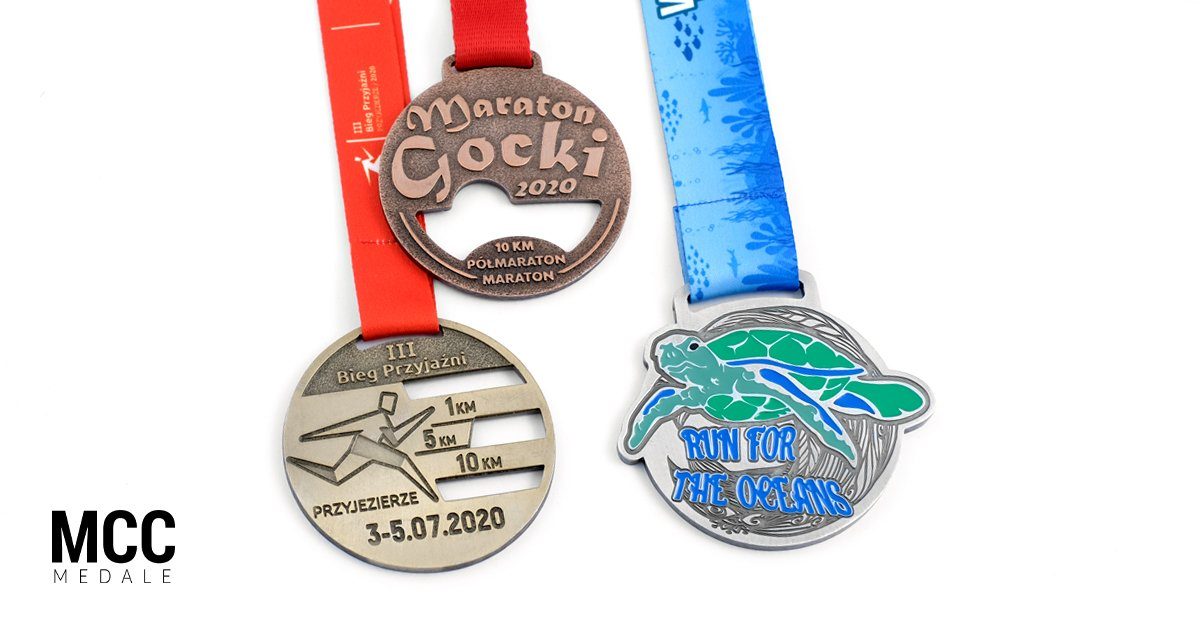 Medale na najdłuższe biegi - producent MCC Medale