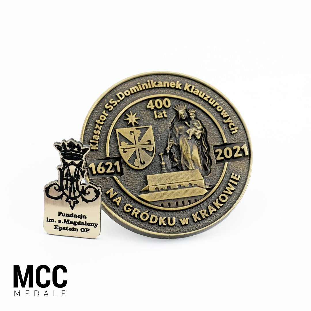 Projekt trójwymiarowych medali - MCC Medale