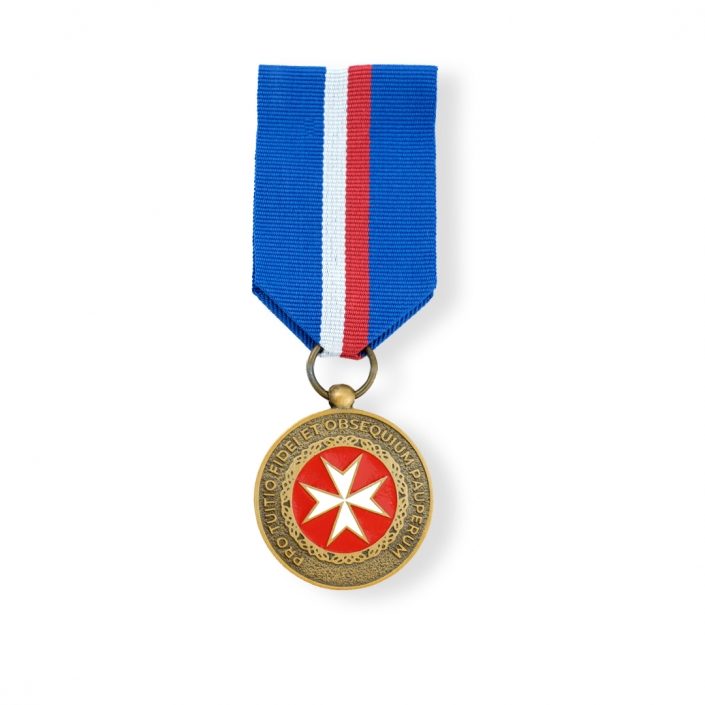 Order przedstawiający Krzyż Maltański, wykonanie MCC Medale