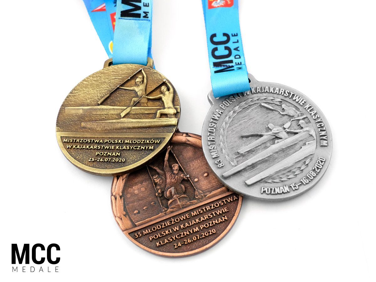 Medale na zawody sportowe w wodzie - produkcja MCC Medale
