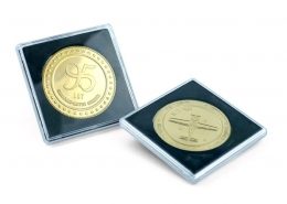 95-lecie Instytutu Lotnictwa - monety bite przygotowane przez firmę MCC Medale
