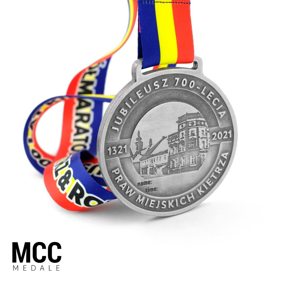 Medale sportowe na jubileusz Kietrza - MCC Medale
