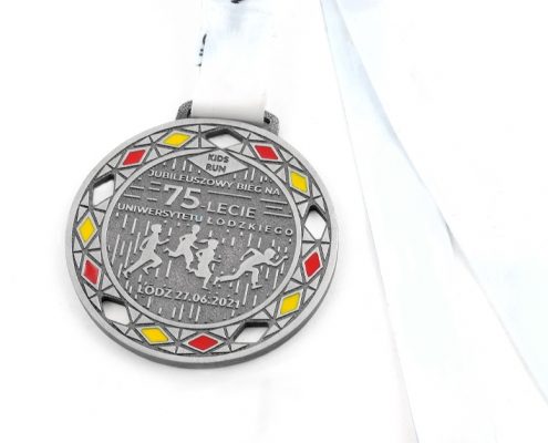 Bieg Jubileuszowy na 75-lecie Uniwersytetu Å�Ã³dzkiego - medale przygotowane i wykonane przez odlewniÄ™ MCC Medale