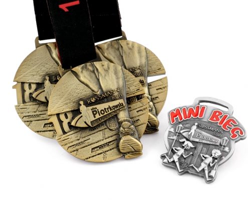 Bieg UlicÄ… PiotrkowskÄ… Rossmann Run - medale dla zawodnikÃ³w wykonane przez firmÄ™ MCC Medale