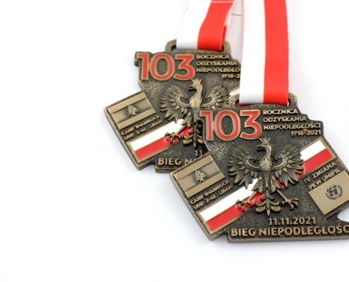 Medale - Bieg NiepodlegÅ‚oÅ›ci organizowany przez PKW UNIFIL w Libanie