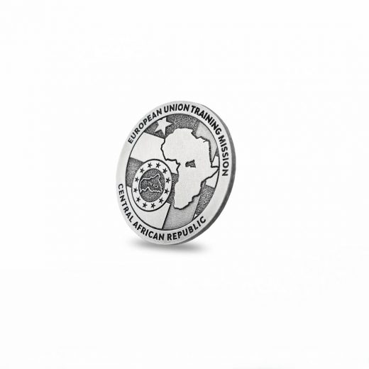 Coin upamiętniający misję w Afryce Centralnej