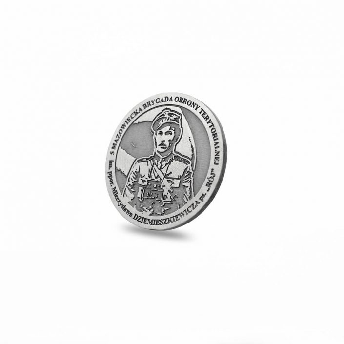 Moneta wojskowa (coin) z wizerunkiem żołnierza