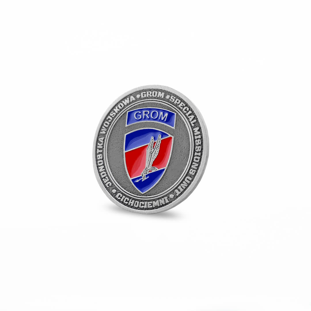 Coin wykonany przez MCC Medale dla jednostki specjalnej GROM