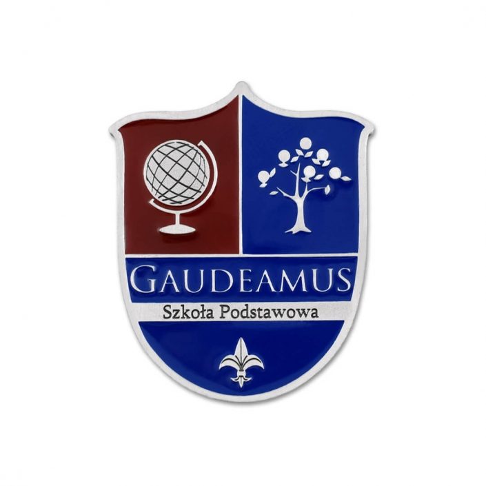 Medal okolicznościowy w barwach szkoły Gaudeamus