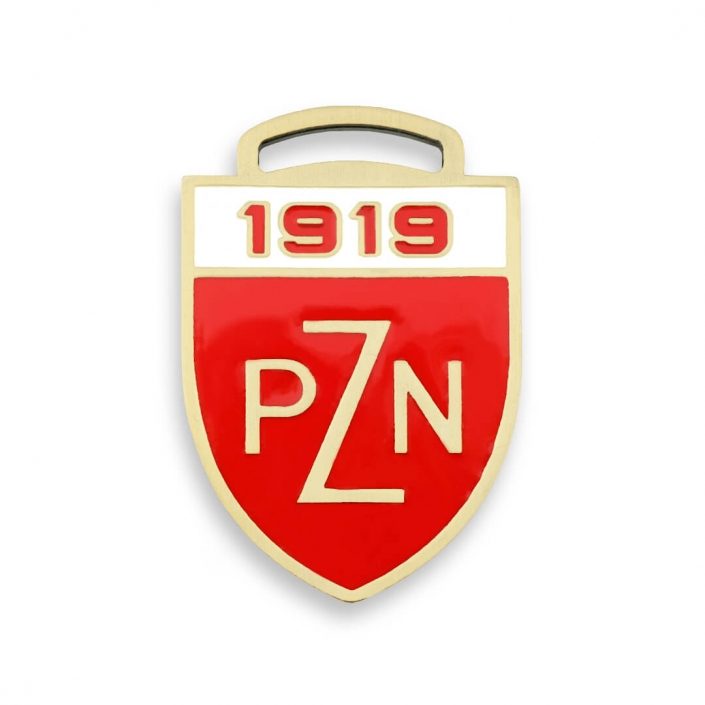 Biało czerwony medal pamiątkowy Polskiego Związku Narciarskiego