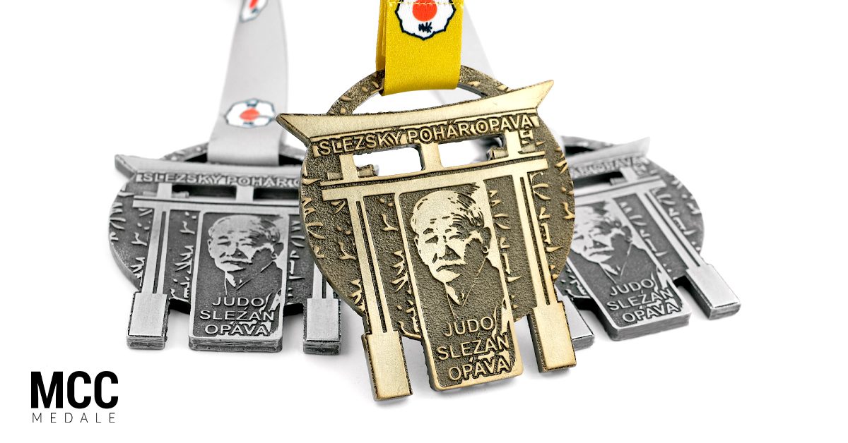 Medale judo na zawody w czeskiej Opawie - realizacja firmy MCC Medale