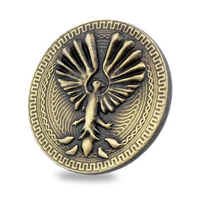Moneta pamiątkowa 3d produkcji MCC Medale