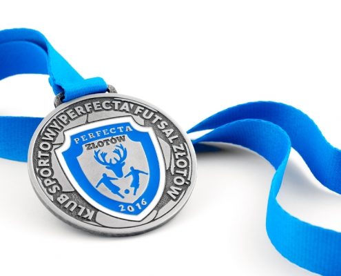 Medale sportowe na zawody futsal wykonane przez MCC Medale