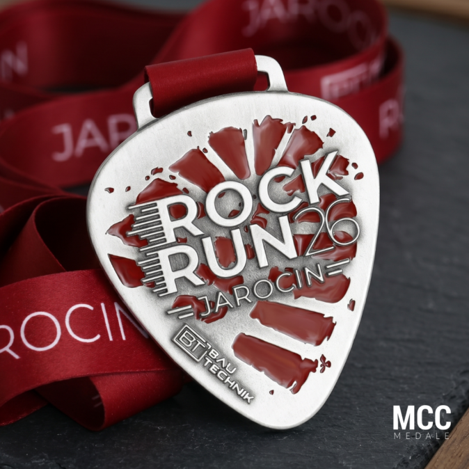 medal sportowy Rock Run Jarocin