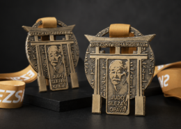 Medale na turniej judo Judo Slezan Opava