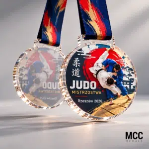 Medale z plexi? Dobry pomysł na zawody judo!
